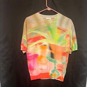 Dries Van Noten Multicolor Short Sleeve Tee